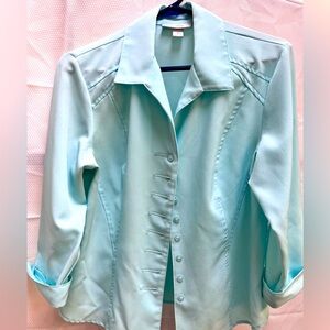 Easy to wear blouse 💐 in a beautiful teal